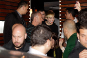 *EXCLUSIVE* Miley Cyrus goes for sushi in Rio 