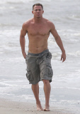 Exclusive... Channing Tatum & Family Enjoying The Beach In Georgia - NO WEB 