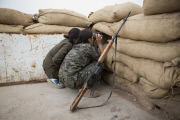 Syrian-Kurdish YPJ fighters on the Syrian-Iraq Border - 28 Sep 2014