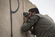 Syrian-Kurdish YPJ fighters on the Syrian-Iraq Border - 28 Sep 2014