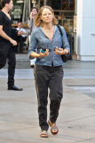 *EXCLUSIVE* Jodie Foster catches a Movie Matinee