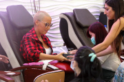 Amber Rose escapes Divorce Drama by going to the Garden Spa