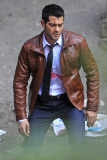 *EXCLUSIVE* Bloodied Jesse Metcalfe begins filming ¿Dead Rising: Watchtower¿