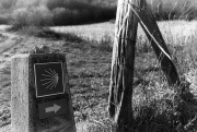 Pilgrimage route to Santiago de Compostela, Galicia, Spain