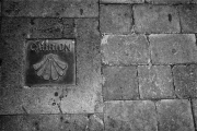 Pilgrimage route to Santiago de Compostela, Galicia, Spain