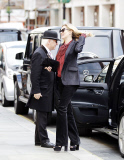 EXC - KATE MOSS HAVING LUNCH AT SCOTTS WITH CELEB PALS