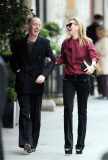 EXC - KATE MOSS HAVING LUNCH AT SCOTTS WITH CELEB PALS