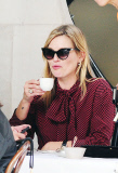 EXC - KATE MOSS HAVING LUNCH AT SCOTTS WITH CELEB PALS