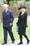 Funeral of The Dowager Duchess of Devonshire, Derbyshire, Britain - 02 Oct 2014