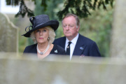 Funeral of The Dowager Duchess of Devonshire, Derbyshire, Britain - 02 Oct 2014