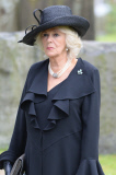 Funeral of The Dowager Duchess of Devonshire, Derbyshire, Britain - 02 Oct 2014