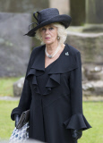 Funeral of The Dowager Duchess of Devonshire, Derbyshire, Britain - 02 Oct 2014