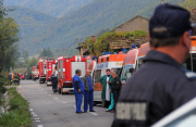 Blast at an Explosives Plant near the town of Gorni Lom, Bulgaria - 02 Oct 2014
