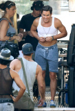 Channing Tatum gets his moves ready on the set of Magic Mike XXL
