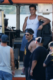 Channing Tatum gets his moves ready on the set of Magic Mike XXL