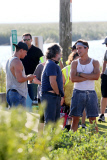The Men of "Magic Mike XXL" show off their guns in Georgia