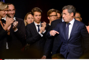France former President's Nicolas Sarkozy  in a political meeting at the Maurice Ravel's Hall of Velizy Villacoublay, France, 06/10/2014