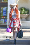 *EXCLUSIVE* Phoebe Price gets in the Halloween spirit