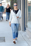 Cara Santana is in good spirits while running errands in WeHo