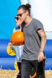 Harry Styles and his Pumpkin Lou Teasdale hit the patch