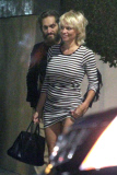 *EXCLUSIVE* Pamela Anderson and Rick Salomon pair up for a dinner date