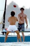 Joe Manganiello exudes his Sexy Football Skills for "Magic Mike XXL"