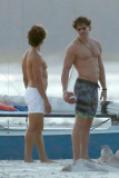 Joe Manganiello shows off his Football Skills on the set of "Magic Mike XXL"