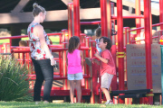 *EXCLUSIVE* Emme and Max Anthony enjoy a day at the park