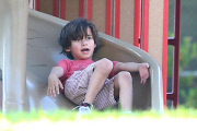 *EXCLUSIVE* Emme and Max Anthony enjoy a day at the park