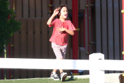 *EXCLUSIVE* Emme and Max Anthony enjoy a day at the park