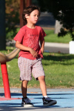 *EXCLUSIVE* Emme and Max Anthony enjoy a day at the park