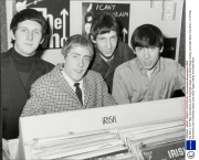 The Who L To R Pete Townshend John Entwhistle (dead June 2002) Roger Daltrey And Keith Moon