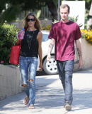 Exclusive... Denise Richards Out And About With Her Nephew 