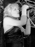 Courtney Love performs with her band Hole at during Lollapalooza 1995 at Thunderbird Stadium in Vancouver, Canada on July 5, 1995 credit: STATHAM/ DALLE