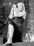 Courtney Love performs with her band Hole at during Lollapalooza 1995 at Thunderbird Stadium in Vancouver, Canada on July 5, 1995 credit: STATHAM/ DALLE