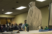 Ebola screening ramped up at NYC area airports