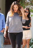 Kelly Brook showing curves in spandex - Part 2