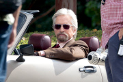 *EXCLUSIVE* Michael Douglas spends time with his Kids in between scenes of "Ant-Man"