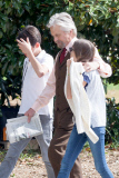 *EXCLUSIVE* Michael Douglas spends time with his Kids in between scenes of "Ant-Man"