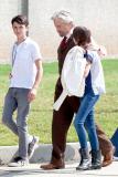 *EXCLUSIVE* Michael Douglas spends time with his Kids in between scenes of "Ant-Man"