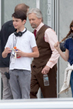 *EXCLUSIVE* Michael Douglas spends time with his Kids in between scenes of "Ant-Man"