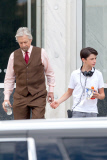 *EXCLUSIVE* Michael Douglas spends time with his Kids in between scenes of "Ant-Man"