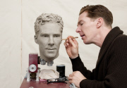 Madame Tussauds sculptor puts finishing touches to Benedict Cumberbatch's clay head, London, Britain - Aug 2014