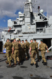 RFA Argus prepares to sail to Sierra Leone to help deal with the Ebola crisis, Falmouth, Britain - 14 Oct 2014