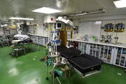 RFA Argus prepares to sail to Sierra Leone to help deal with the Ebola crisis, Falmouth, Britain - 14 Oct 2014