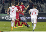 Belgrade Clashes during Euro 2016 Group I qualifying match between Serbia and Albania