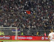 Belgrade Clashes during Euro 2016 Group I qualifying match between Serbia and Albania
