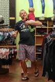 *EXCLUSIVE* Chuck Liddell shows off his feminine side with painted toe nails