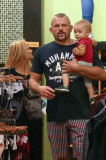 *EXCLUSIVE* Chuck Liddell shows off his feminine side with painted toe nails