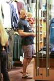 *EXCLUSIVE* Chuck Liddell shows off his feminine side with painted toe nails
